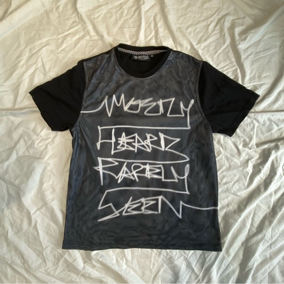 Graffiti tshirt by Mostly heard Rarely seen Men´s US M - Picture 2 of 3